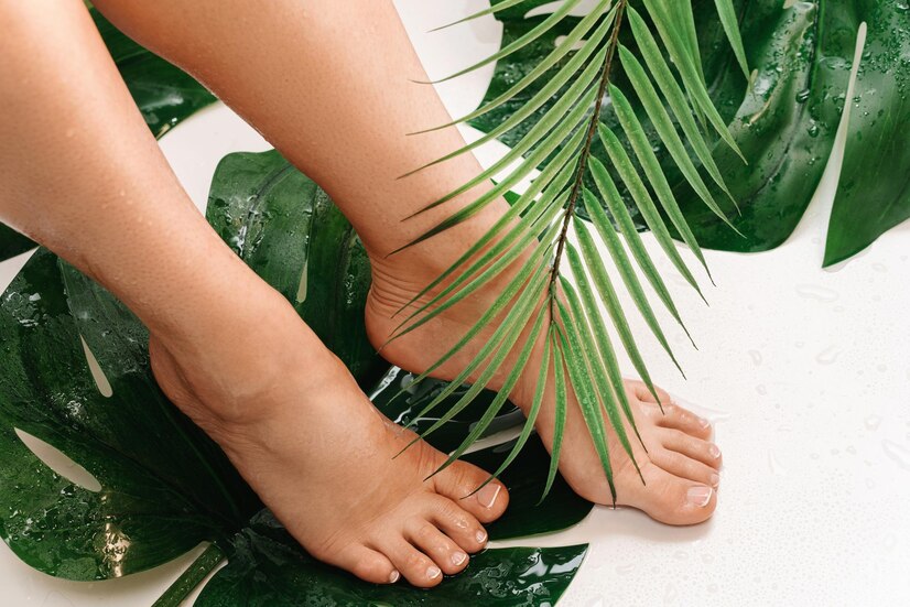 Detox pedicure: special salts and masks for the skin of the feet