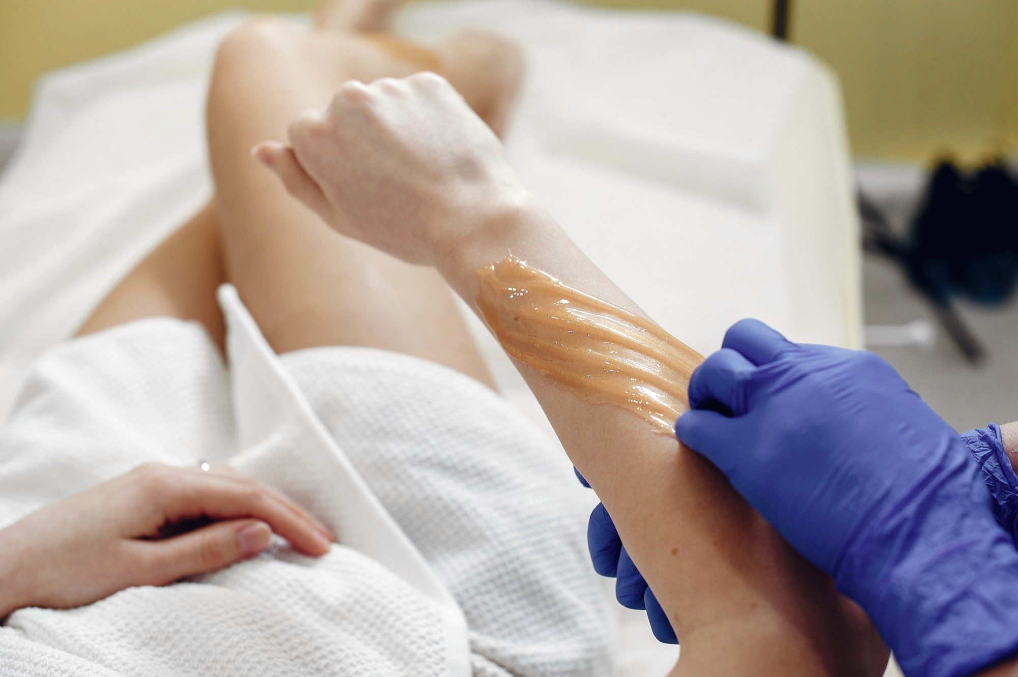 Gentle Hair Removal: Arm Sugaring up to the Elbow at MONLIS