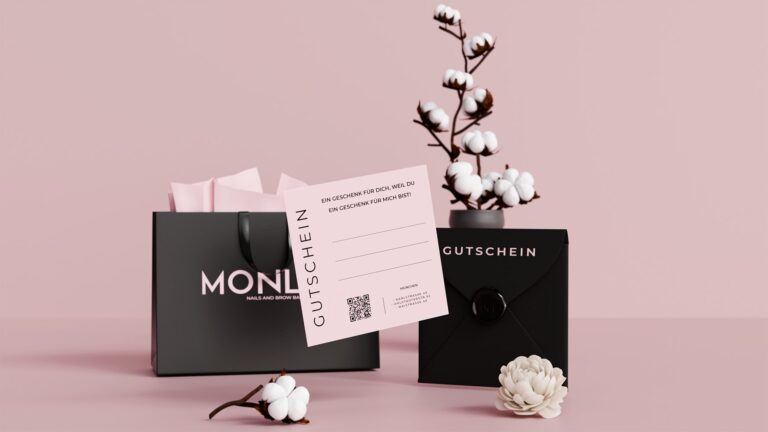MONLIS Geschenkgutschein-Set mit Tüte, Karte und Box